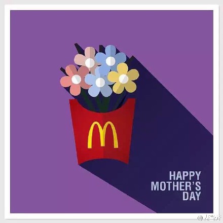 麦当劳母亲节广告图片